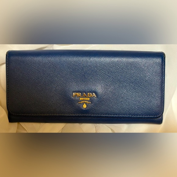 Prada Handbags - Prada Continental Leather Wallet